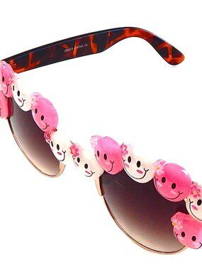 GASOLINE GLAMOUR HAPPY PINK COCO GLASSES 😄😄😄